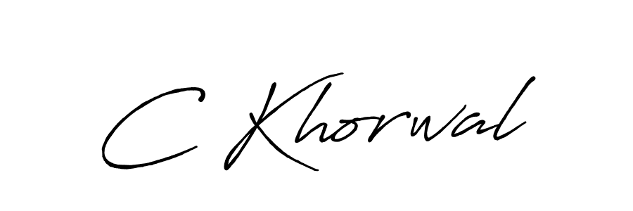 You should practise on your own different ways (Antro_Vectra_Bolder) to write your name (C Khorwal) in signature. don't let someone else do it for you. C Khorwal signature style 7 images and pictures png