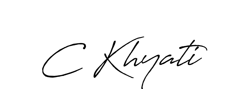 You can use this online signature creator to create a handwritten signature for the name C Khyati. This is the best online autograph maker. C Khyati signature style 7 images and pictures png