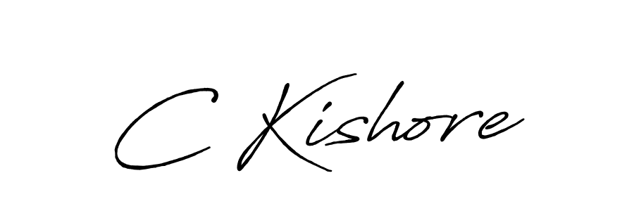 Also You can easily find your signature by using the search form. We will create C Kishore name handwritten signature images for you free of cost using Antro_Vectra_Bolder sign style. C Kishore signature style 7 images and pictures png