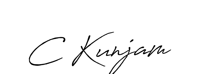 Here are the top 10 professional signature styles for the name C Kunjam. These are the best autograph styles you can use for your name. C Kunjam signature style 7 images and pictures png