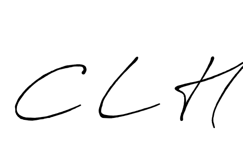 Also we have C L H name is the best signature style. Create professional handwritten signature collection using Antro_Vectra_Bolder autograph style. C L H signature style 7 images and pictures png