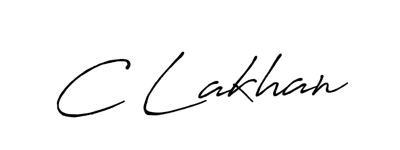 C Lakhan stylish signature style. Best Handwritten Sign (Antro_Vectra_Bolder) for my name. Handwritten Signature Collection Ideas for my name C Lakhan. C Lakhan signature style 7 images and pictures png