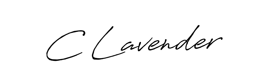 Make a beautiful signature design for name C Lavender. With this signature (Antro_Vectra_Bolder) style, you can create a handwritten signature for free. C Lavender signature style 7 images and pictures png