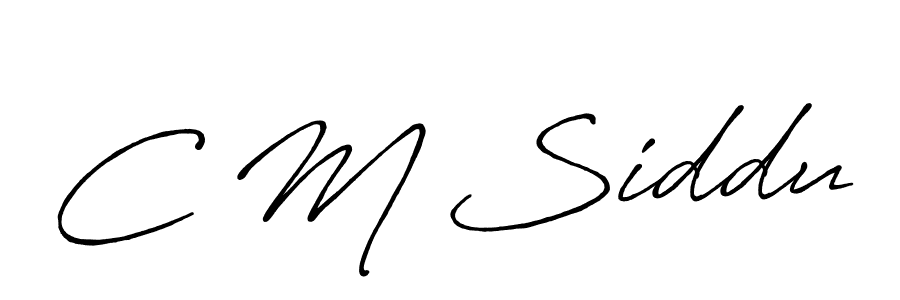 Best and Professional Signature Style for C M Siddu. Antro_Vectra_Bolder Best Signature Style Collection. C M Siddu signature style 7 images and pictures png