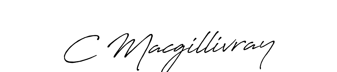 Make a beautiful signature design for name C Macgillivray. With this signature (Antro_Vectra_Bolder) style, you can create a handwritten signature for free. C Macgillivray signature style 7 images and pictures png