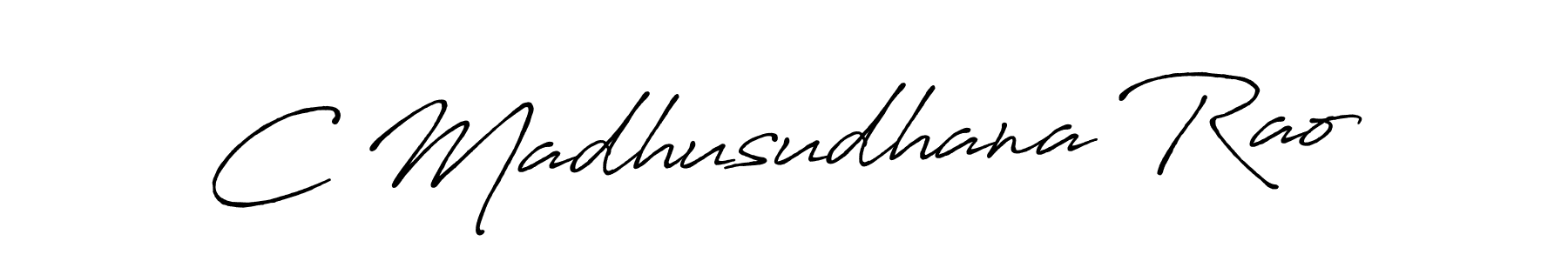 Make a beautiful signature design for name C Madhusudhana Rao. Use this online signature maker to create a handwritten signature for free. C Madhusudhana Rao signature style 7 images and pictures png