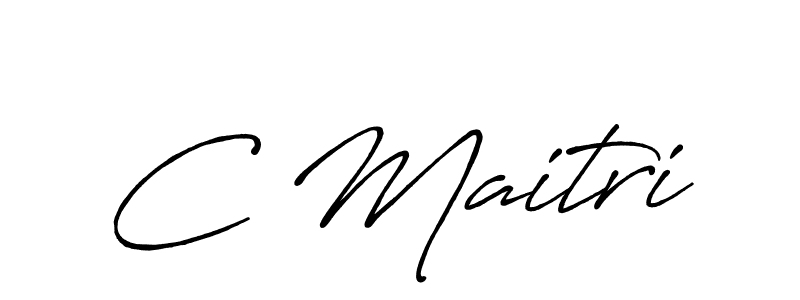 Here are the top 10 professional signature styles for the name C Maitri. These are the best autograph styles you can use for your name. C Maitri signature style 7 images and pictures png