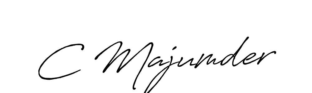 You should practise on your own different ways (Antro_Vectra_Bolder) to write your name (C Majumder) in signature. don't let someone else do it for you. C Majumder signature style 7 images and pictures png