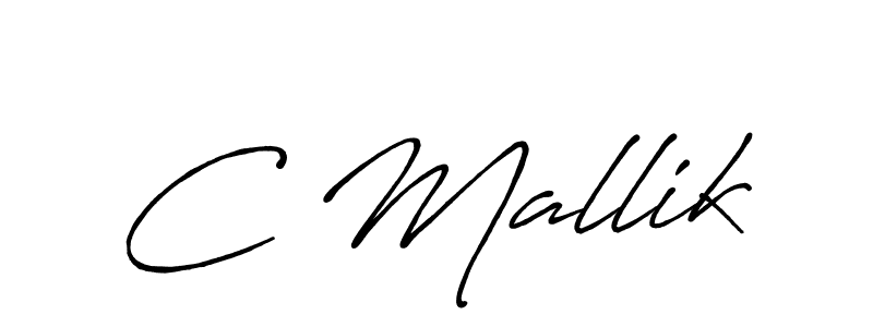 How to Draw C Mallik signature style? Antro_Vectra_Bolder is a latest design signature styles for name C Mallik. C Mallik signature style 7 images and pictures png