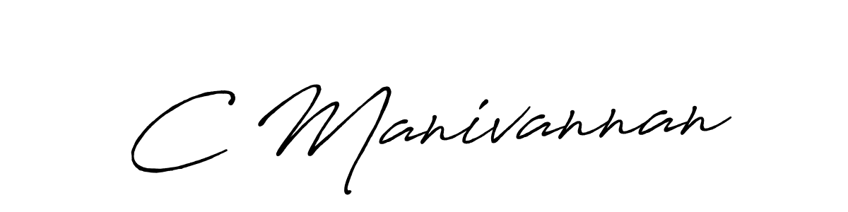 Best and Professional Signature Style for C Manivannan. Antro_Vectra_Bolder Best Signature Style Collection. C Manivannan signature style 7 images and pictures png