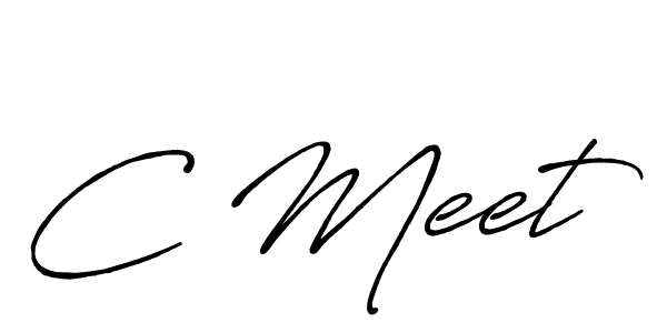 How to Draw C Meet signature style? Antro_Vectra_Bolder is a latest design signature styles for name C Meet. C Meet signature style 7 images and pictures png