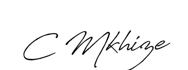 Antro_Vectra_Bolder is a professional signature style that is perfect for those who want to add a touch of class to their signature. It is also a great choice for those who want to make their signature more unique. Get C Mkhize name to fancy signature for free. C Mkhize signature style 7 images and pictures png