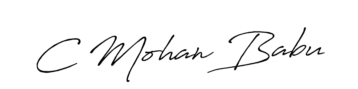 Similarly Antro_Vectra_Bolder is the best handwritten signature design. Signature creator online .You can use it as an online autograph creator for name C Mohan Babu. C Mohan Babu signature style 7 images and pictures png