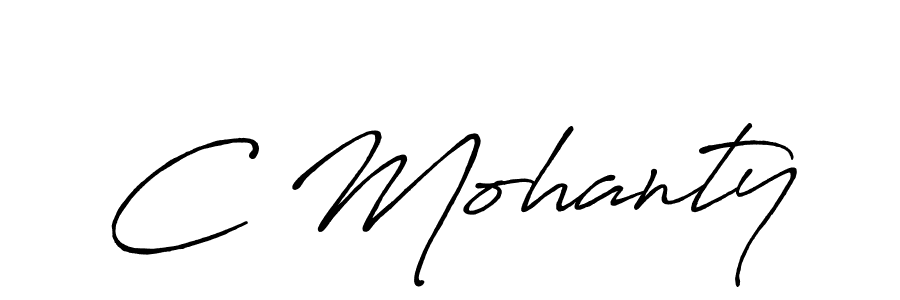 How to make C Mohanty signature? Antro_Vectra_Bolder is a professional autograph style. Create handwritten signature for C Mohanty name. C Mohanty signature style 7 images and pictures png