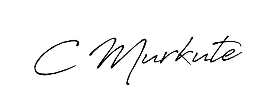 C Murkute stylish signature style. Best Handwritten Sign (Antro_Vectra_Bolder) for my name. Handwritten Signature Collection Ideas for my name C Murkute. C Murkute signature style 7 images and pictures png