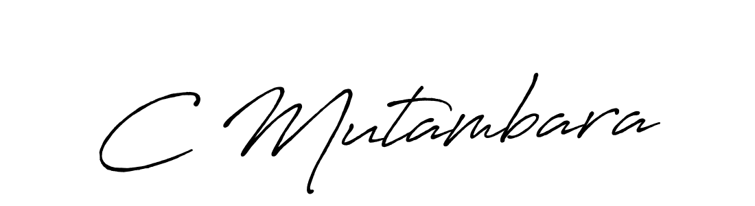 Make a beautiful signature design for name C Mutambara. Use this online signature maker to create a handwritten signature for free. C Mutambara signature style 7 images and pictures png