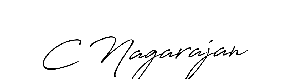 Design your own signature with our free online signature maker. With this signature software, you can create a handwritten (Antro_Vectra_Bolder) signature for name C Nagarajan. C Nagarajan signature style 7 images and pictures png