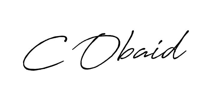 Once you've used our free online signature maker to create your best signature Antro_Vectra_Bolder style, it's time to enjoy all of the benefits that C Obaid name signing documents. C Obaid signature style 7 images and pictures png