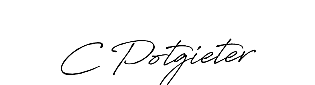 Also we have C Potgieter name is the best signature style. Create professional handwritten signature collection using Antro_Vectra_Bolder autograph style. C Potgieter signature style 7 images and pictures png