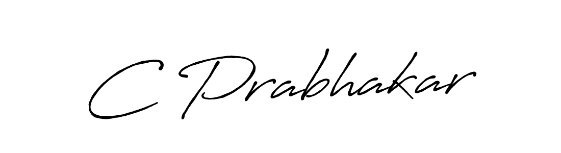 It looks lik you need a new signature style for name C Prabhakar. Design unique handwritten (Antro_Vectra_Bolder) signature with our free signature maker in just a few clicks. C Prabhakar signature style 7 images and pictures png