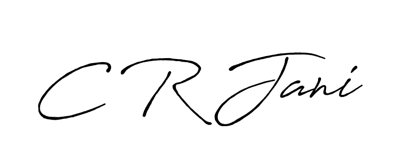 It looks lik you need a new signature style for name C R Jani. Design unique handwritten (Antro_Vectra_Bolder) signature with our free signature maker in just a few clicks. C R Jani signature style 7 images and pictures png