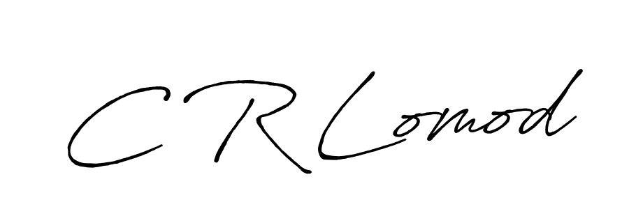 It looks lik you need a new signature style for name C R Lomod. Design unique handwritten (Antro_Vectra_Bolder) signature with our free signature maker in just a few clicks. C R Lomod signature style 7 images and pictures png