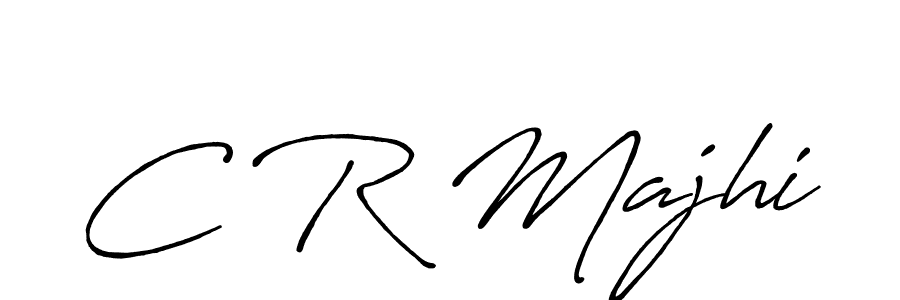 Make a beautiful signature design for name C R Majhi. With this signature (Antro_Vectra_Bolder) style, you can create a handwritten signature for free. C R Majhi signature style 7 images and pictures png