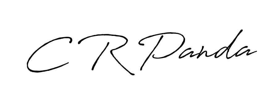 C R Panda stylish signature style. Best Handwritten Sign (Antro_Vectra_Bolder) for my name. Handwritten Signature Collection Ideas for my name C R Panda. C R Panda signature style 7 images and pictures png