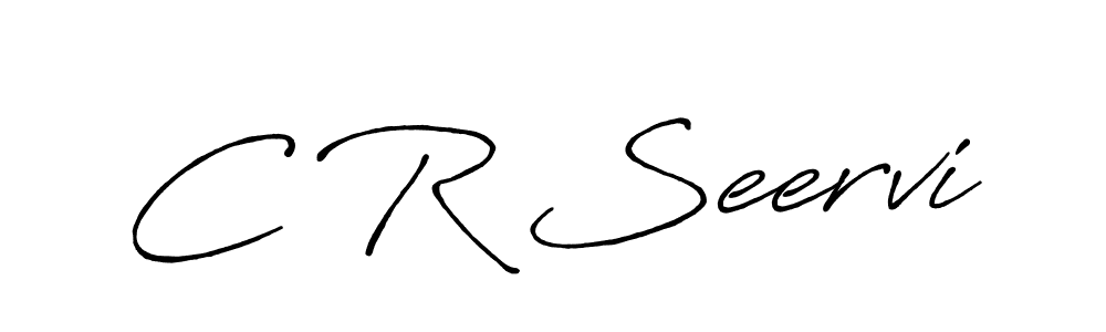 Also we have C R Seervi name is the best signature style. Create professional handwritten signature collection using Antro_Vectra_Bolder autograph style. C R Seervi signature style 7 images and pictures png