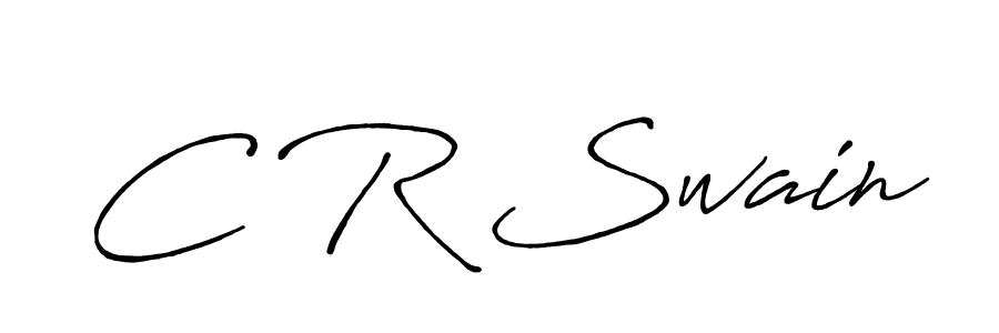 Use a signature maker to create a handwritten signature online. With this signature software, you can design (Antro_Vectra_Bolder) your own signature for name C R Swain. C R Swain signature style 7 images and pictures png