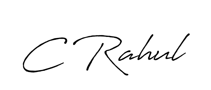 if you are searching for the best signature style for your name C Rahul. so please give up your signature search. here we have designed multiple signature styles  using Antro_Vectra_Bolder. C Rahul signature style 7 images and pictures png