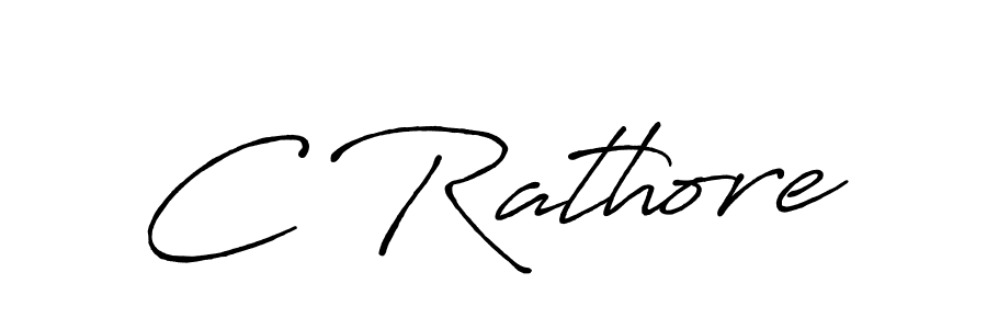 Also You can easily find your signature by using the search form. We will create C Rathore name handwritten signature images for you free of cost using Antro_Vectra_Bolder sign style. C Rathore signature style 7 images and pictures png