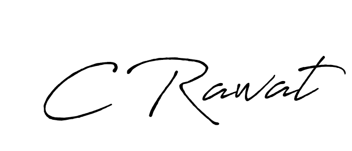 It looks lik you need a new signature style for name C Rawat. Design unique handwritten (Antro_Vectra_Bolder) signature with our free signature maker in just a few clicks. C Rawat signature style 7 images and pictures png