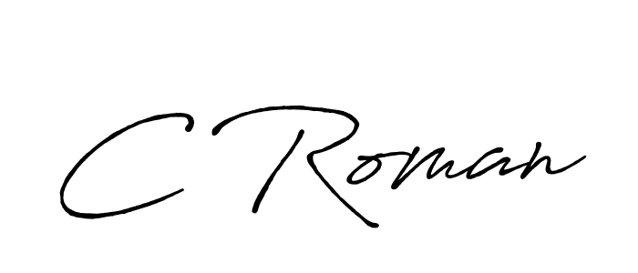 The best way (Antro_Vectra_Bolder) to make a short signature is to pick only two or three words in your name. The name C Roman include a total of six letters. For converting this name. C Roman signature style 7 images and pictures png