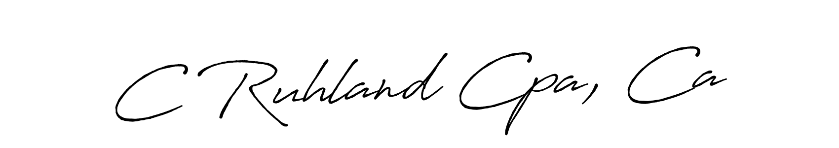 Best and Professional Signature Style for C Ruhland Cpa, Ca. Antro_Vectra_Bolder Best Signature Style Collection. C Ruhland Cpa, Ca signature style 7 images and pictures png