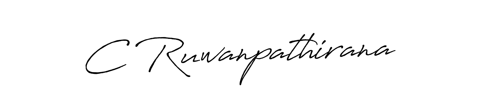 if you are searching for the best signature style for your name C Ruwanpathirana. so please give up your signature search. here we have designed multiple signature styles  using Antro_Vectra_Bolder. C Ruwanpathirana signature style 7 images and pictures png