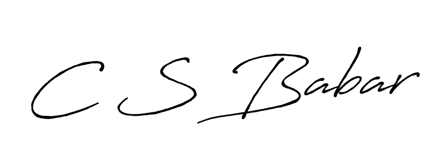 It looks lik you need a new signature style for name C S Babar. Design unique handwritten (Antro_Vectra_Bolder) signature with our free signature maker in just a few clicks. C S Babar signature style 7 images and pictures png