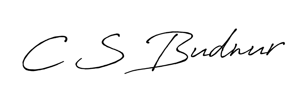 Design your own signature with our free online signature maker. With this signature software, you can create a handwritten (Antro_Vectra_Bolder) signature for name C S Budnur. C S Budnur signature style 7 images and pictures png