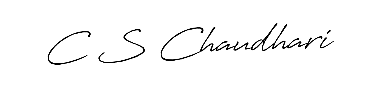 How to make C S Chaudhari signature? Antro_Vectra_Bolder is a professional autograph style. Create handwritten signature for C S Chaudhari name. C S Chaudhari signature style 7 images and pictures png