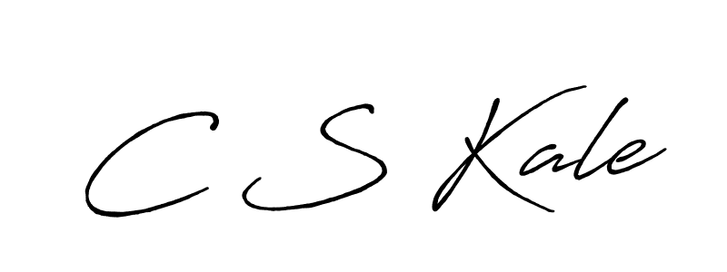 How to make C S Kale signature? Antro_Vectra_Bolder is a professional autograph style. Create handwritten signature for C S Kale name. C S Kale signature style 7 images and pictures png