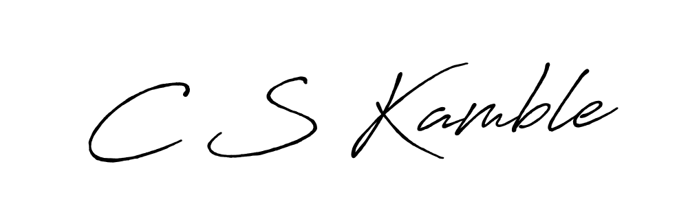 It looks lik you need a new signature style for name C S Kamble. Design unique handwritten (Antro_Vectra_Bolder) signature with our free signature maker in just a few clicks. C S Kamble signature style 7 images and pictures png