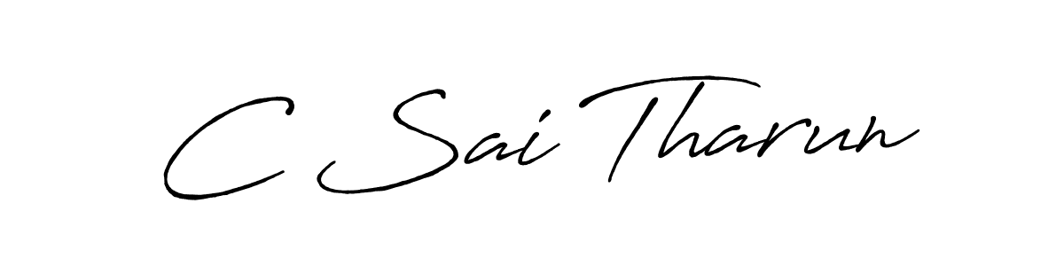 Best and Professional Signature Style for C Sai Tharun. Antro_Vectra_Bolder Best Signature Style Collection. C Sai Tharun signature style 7 images and pictures png