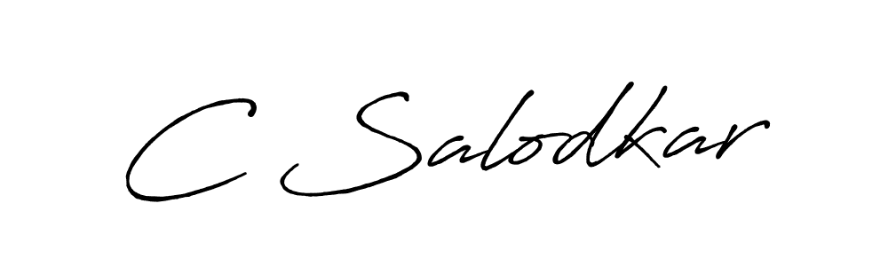 if you are searching for the best signature style for your name C Salodkar. so please give up your signature search. here we have designed multiple signature styles  using Antro_Vectra_Bolder. C Salodkar signature style 7 images and pictures png