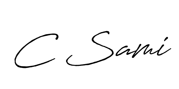 Also we have C Sami name is the best signature style. Create professional handwritten signature collection using Antro_Vectra_Bolder autograph style. C Sami signature style 7 images and pictures png