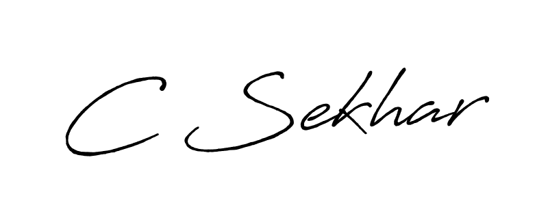 Also we have C Sekhar name is the best signature style. Create professional handwritten signature collection using Antro_Vectra_Bolder autograph style. C Sekhar signature style 7 images and pictures png