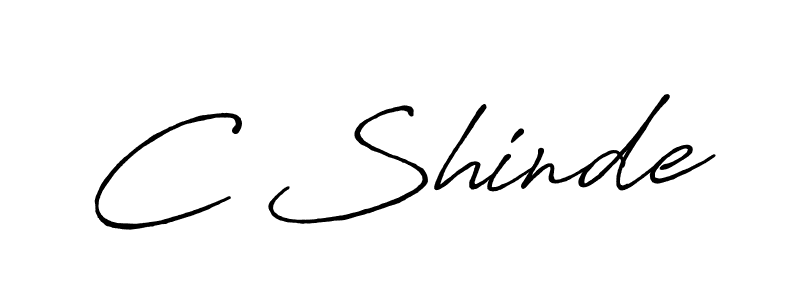 Once you've used our free online signature maker to create your best signature Antro_Vectra_Bolder style, it's time to enjoy all of the benefits that C Shinde name signing documents. C Shinde signature style 7 images and pictures png