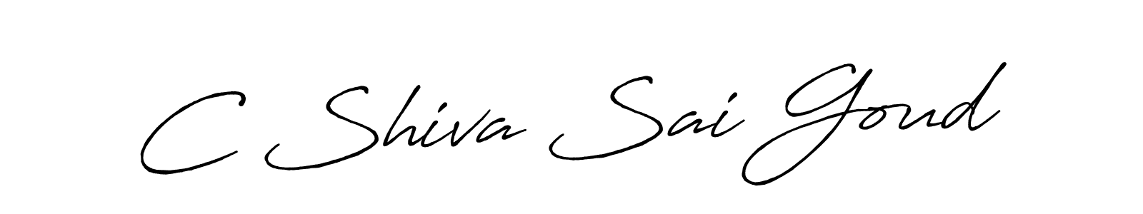 The best way (Antro_Vectra_Bolder) to make a short signature is to pick only two or three words in your name. The name C Shiva Sai Goud include a total of six letters. For converting this name. C Shiva Sai Goud signature style 7 images and pictures png