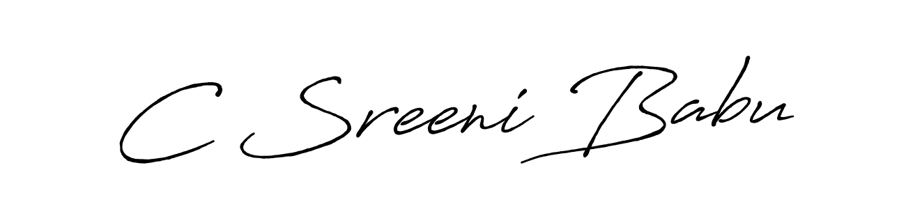 Here are the top 10 professional signature styles for the name C Sreeni Babu. These are the best autograph styles you can use for your name. C Sreeni Babu signature style 7 images and pictures png