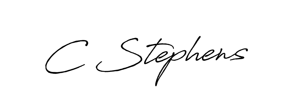 Use a signature maker to create a handwritten signature online. With this signature software, you can design (Antro_Vectra_Bolder) your own signature for name C Stephens. C Stephens signature style 7 images and pictures png