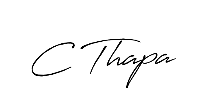 It looks lik you need a new signature style for name C Thapa. Design unique handwritten (Antro_Vectra_Bolder) signature with our free signature maker in just a few clicks. C Thapa signature style 7 images and pictures png